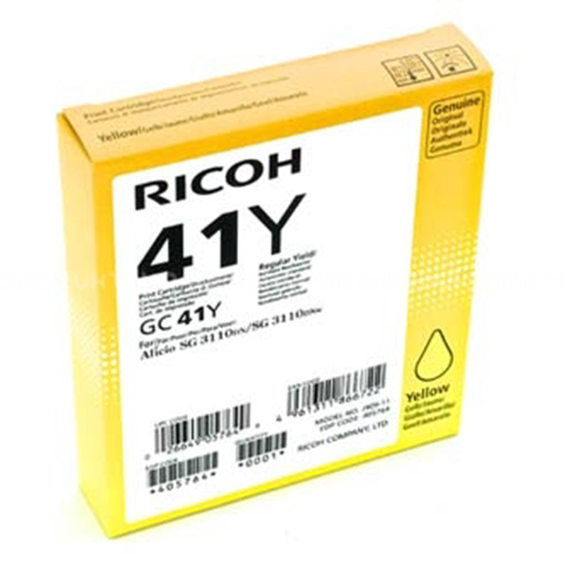 Tusz Ricoh do SG 3110DN/3110DNW GC 41Y | 2 200 str. | yellow 