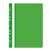 Skoroszyt OFFICE PRODUCTS, PP, A4, miękki, 100/170mikr., wpinany, zielony 