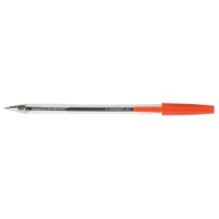 Długopis Q-CONNECT z wymiennym wkładem 0,7mm (linia), czerwony 