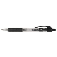 Długopis automatyczny Q-CONNECT 0,7mm, czarny 