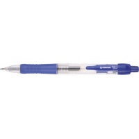Długopis automatyczny żelowy DONAU z wodoodpornym tuszem 0,5mm, niebieski 