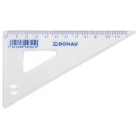 Ekierka DONAU, mała, 12cm, 60°, transparentna 