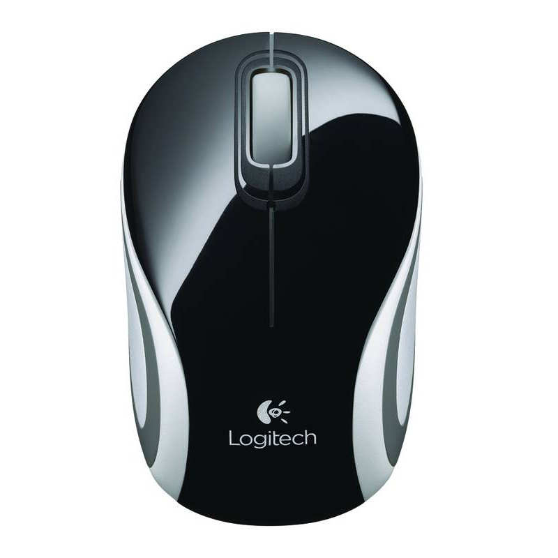Logitech M187 mysz optyczna | bezprzewodowa | USB | mini | black-silver