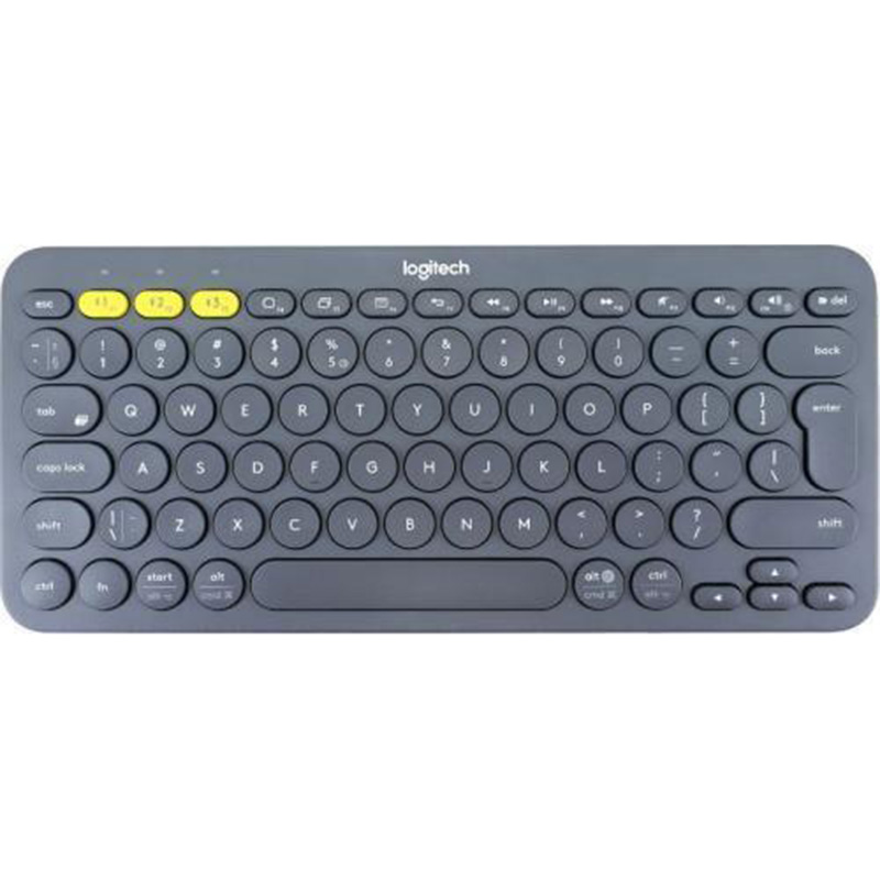 Logitech klawiatura K380 | bezprzewodowa | USB | grey