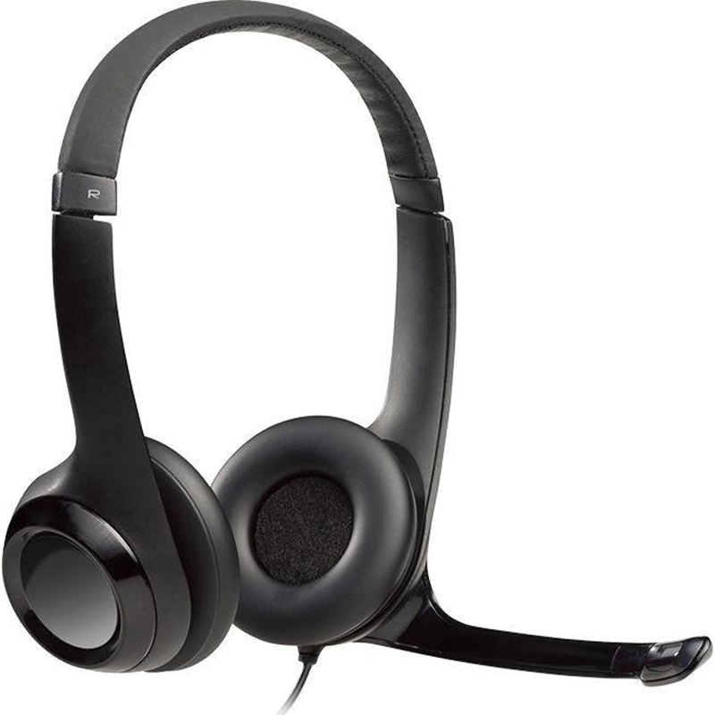 Słuchawki Logitech Headset H390  BLACK USB z mikrofonem