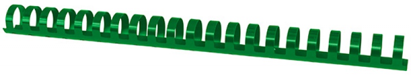 Grzbiety do bindowania OFFICE PRODUCTS, A4, 22mm (210 kartek), 50 szt., zielone