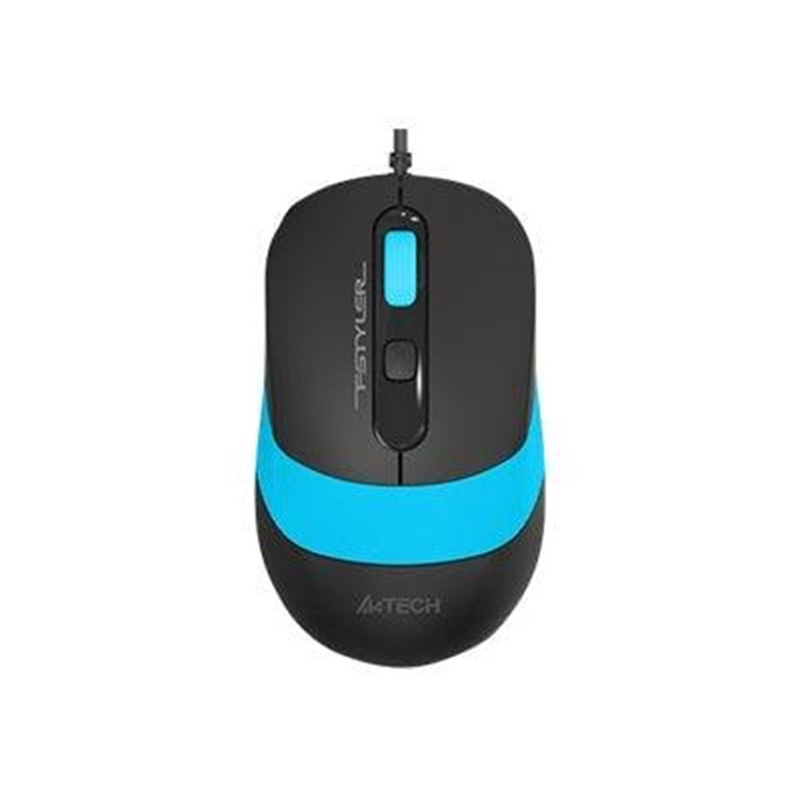 A4-Tech mysz FStyler FM10 | czarno-niebieska | przewodowa | USB