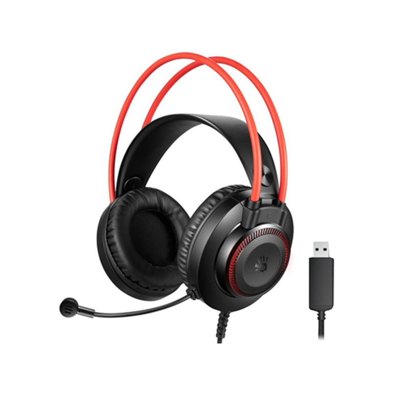A4-Tech słuchawki z mikrofonem Bloody G200S Red