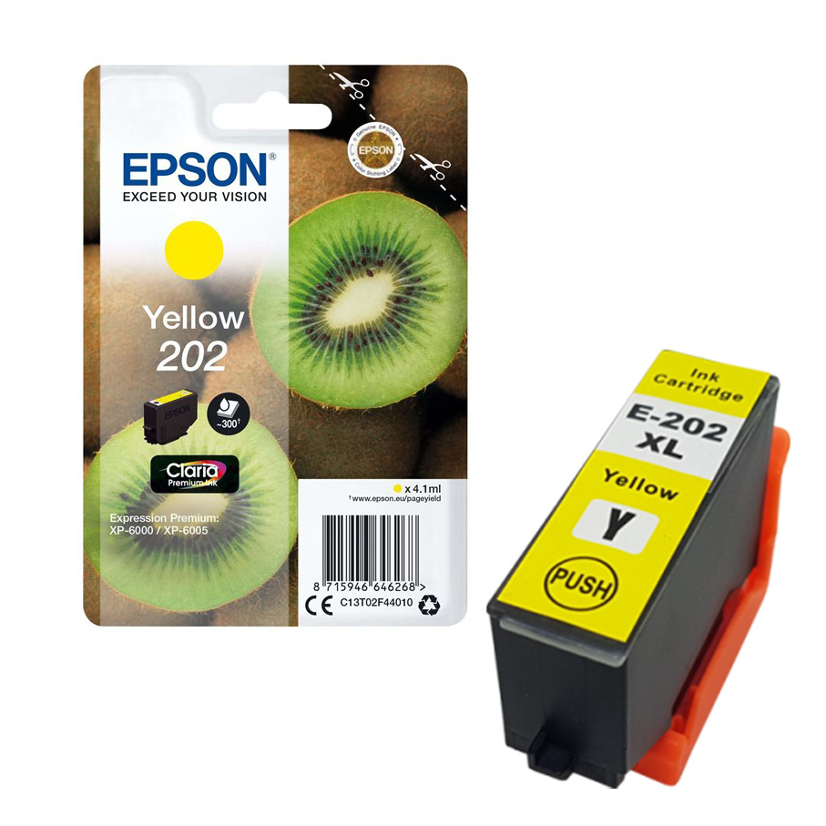 Tusz Epson  202 do XP-6000  | 300str. | 4,1 ml |  yellow 