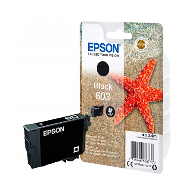 Tusz Epson 603 do XP-2100/2105/2150/3155 | black | 150str | 3,4ml 