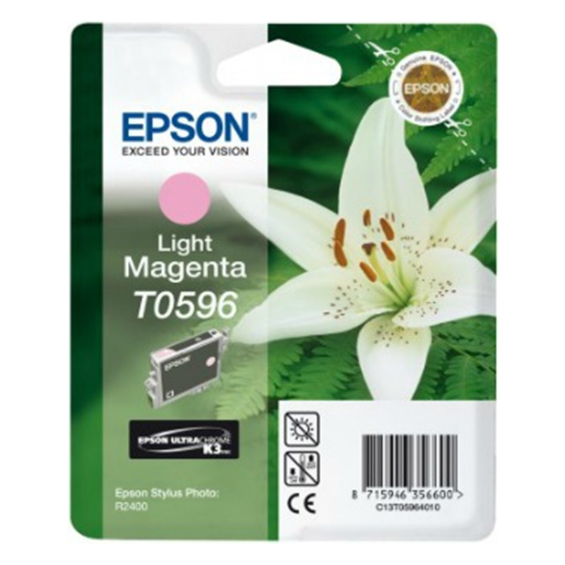 Tusz   Epson  T0596  do  Stylus Photo R2400 | 13ml |   light  magenta 