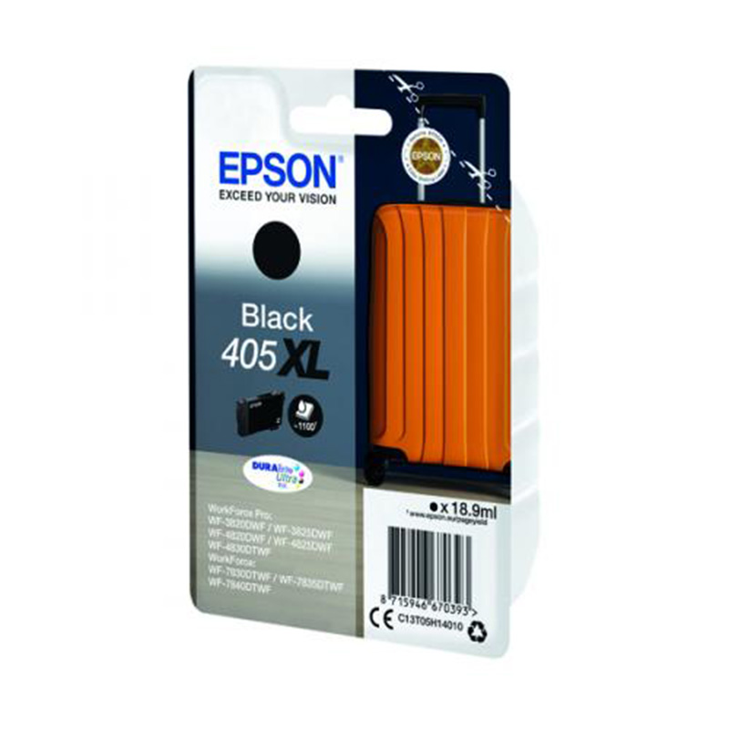 Tusz Epson 405XL do  WF-7835/7830D/7840DTWF | 18,9 ml | Black
