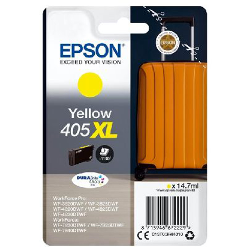 Tusz Epson 405XL do WF-7835/7830D/7840DTWF | 14,7 ml | Yellow 