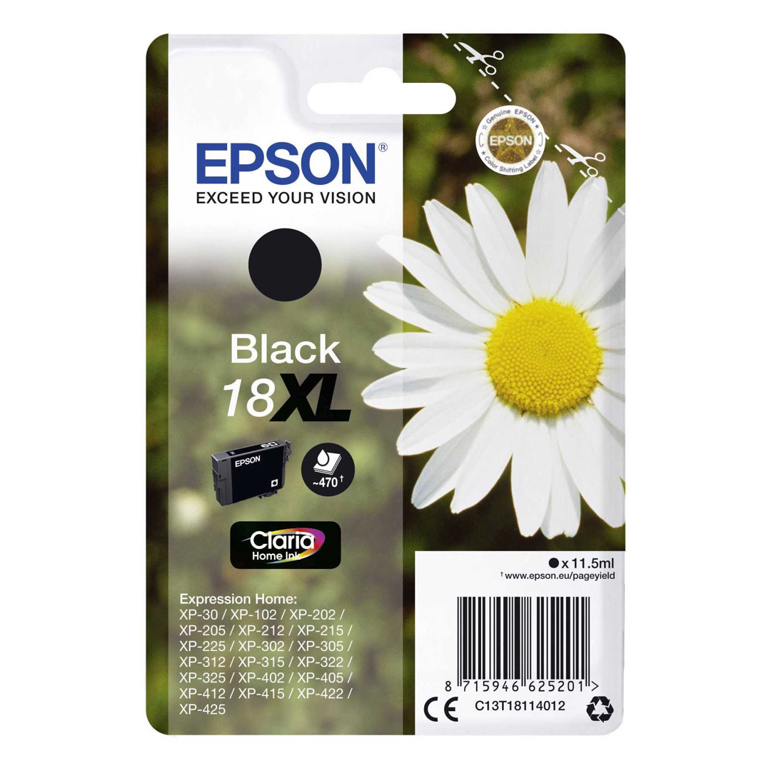 Tusz Epson T1811 do  XP-102/202/302/305/402/405  | 11,5ml | black