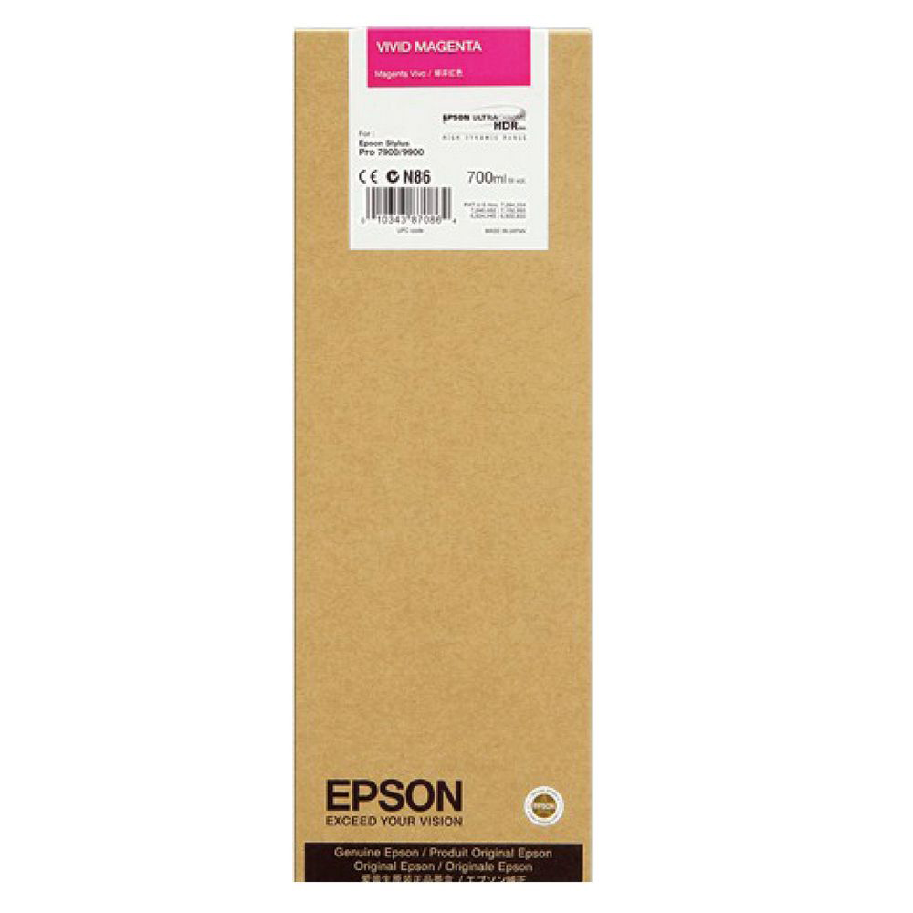 Tusz Epson  T6363  do  Stylus  Pro 7900/9900 | 700ml |   magenta 