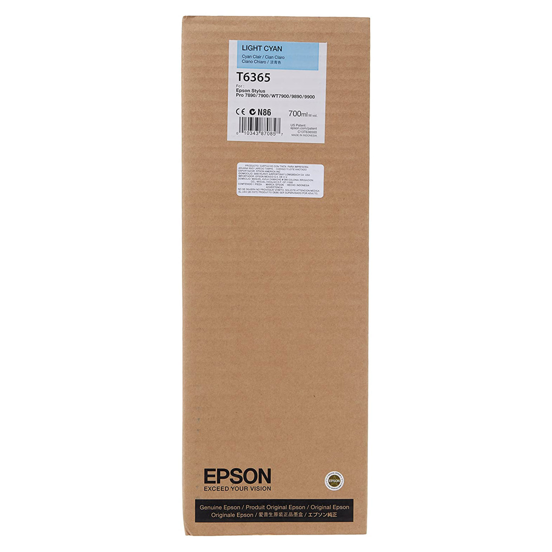Tusz Epson T6365  do Stylus  Pro 7900/9900 | 700ml | light  cyan 