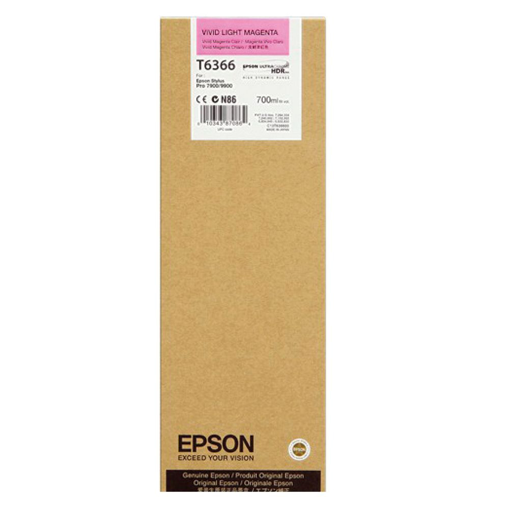 Tusz  Epson T6366   do  Stylus Pro 7900/9900 | 700ml | light  magenta 