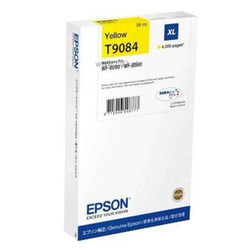 Tusz Epson T9084 39 ml | 4000str | yellow 