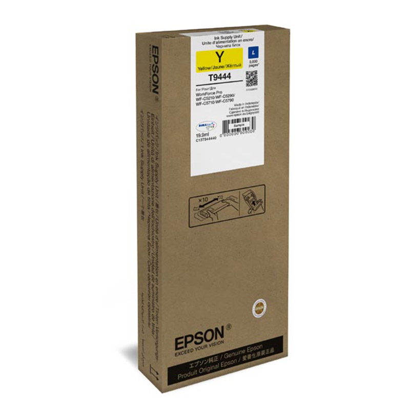 Tusz Epson do WorkForce Pro WF-C5210/C5290/C5710/C5790 3k | 19,9 ml | yellow 