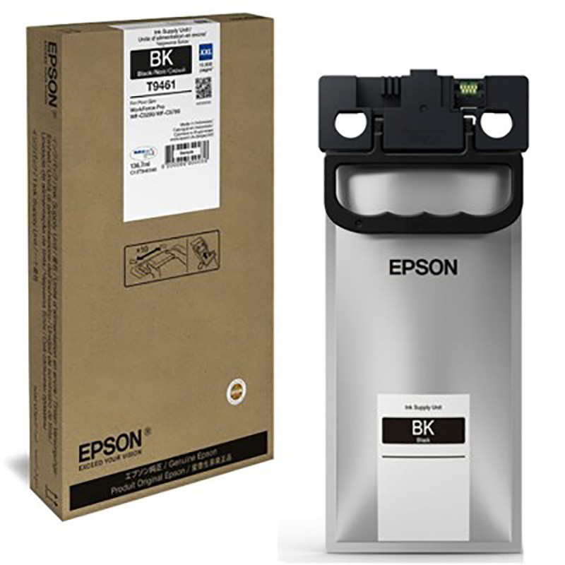 Tusz Epson T9461 XXL do WorkForce Pro WF-C5790DWF  | 136,7ml | Black