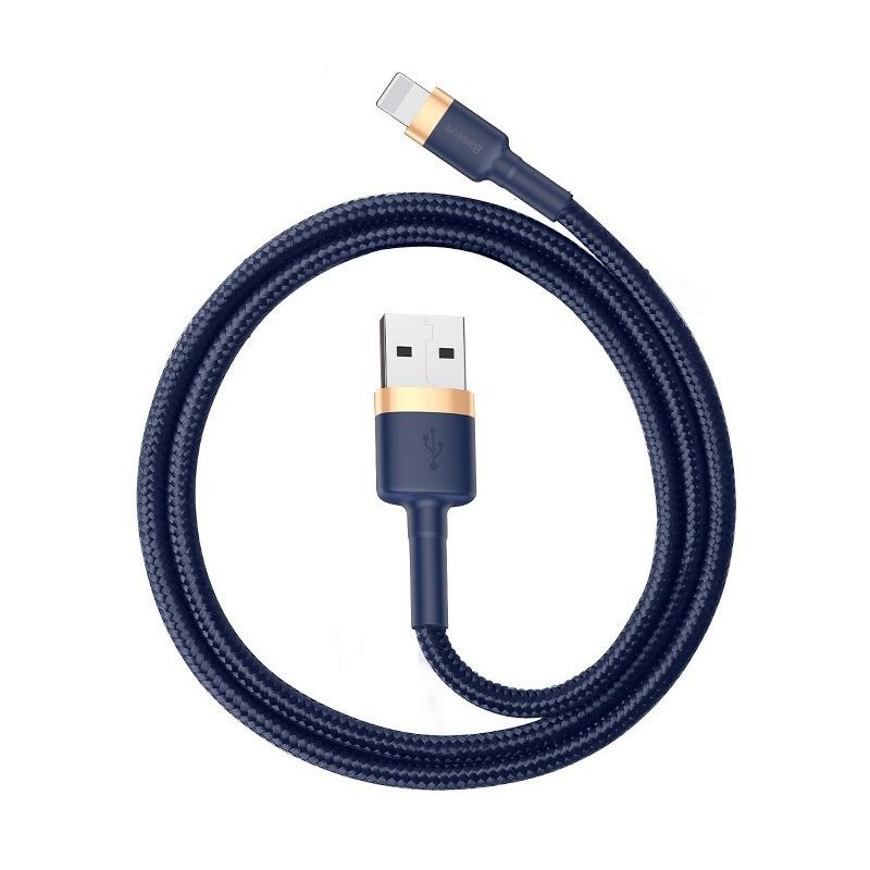 Baseus Kabel USB Lightning Cafule 1.5A 2m złoto-granatowy
