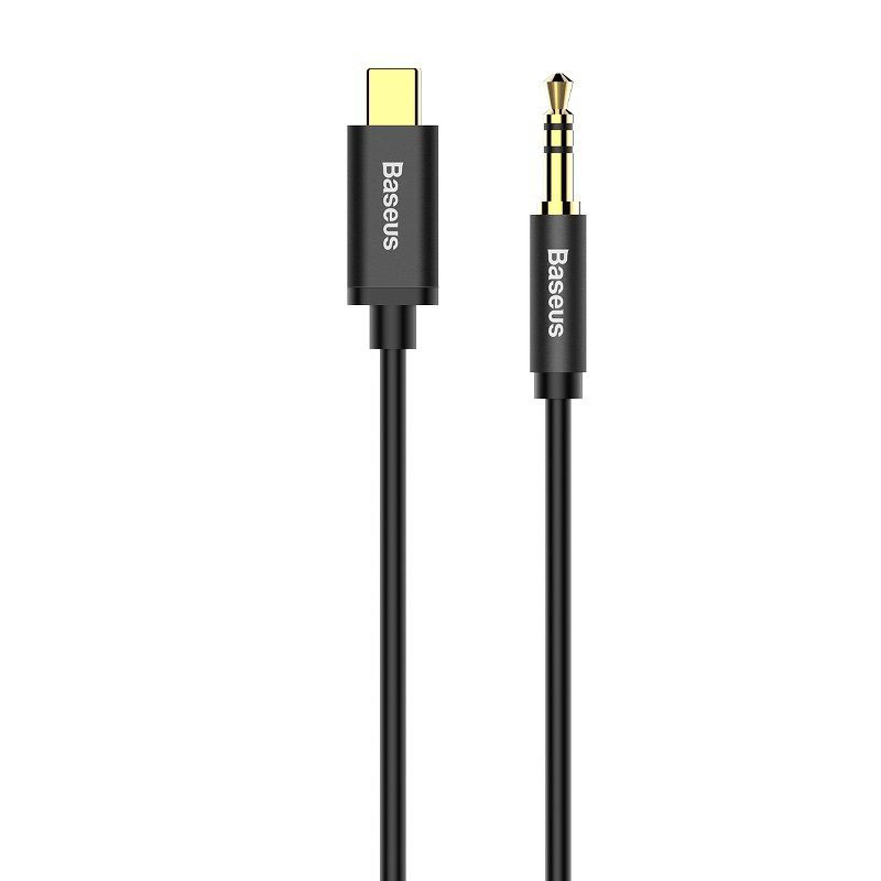 Baseus Kabel audio USB-C do mini jack 3,5mm Yiven 1.2m | czarny