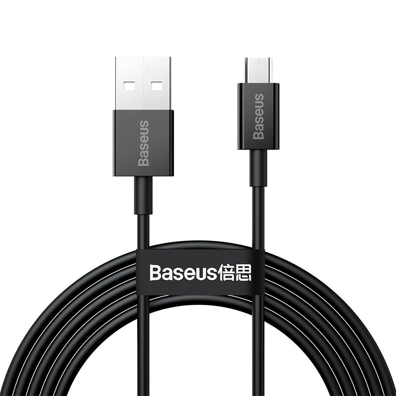 Baseus Kabel USB do micro USB Superior Series 2A | 2m | czarny 