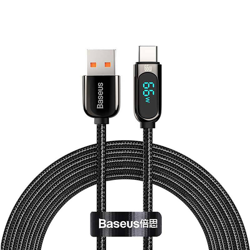 Baseus Kabel USB do USB-C Display 66W | 2m | czarny