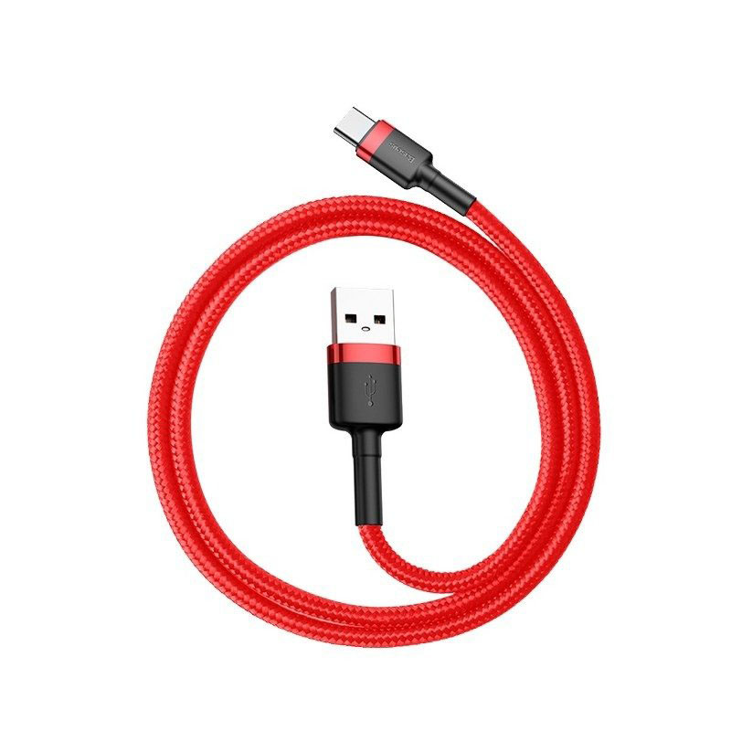 Baseus Kabel USB do USB-C Cafule | 2A | 2m | czerwony