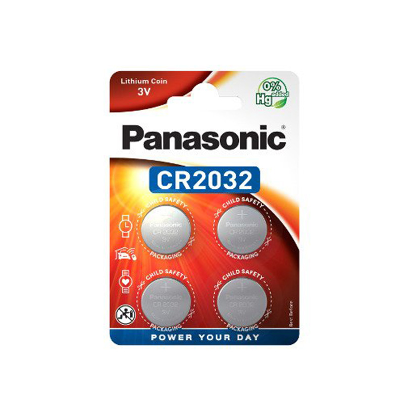 Baterie Panasonic litowo-guzikowe  CR2032/4BP | 4szt. 