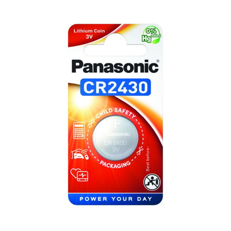 Baterie Panasonic litowo-guzikowe  CR2430/1BP | 1szt.