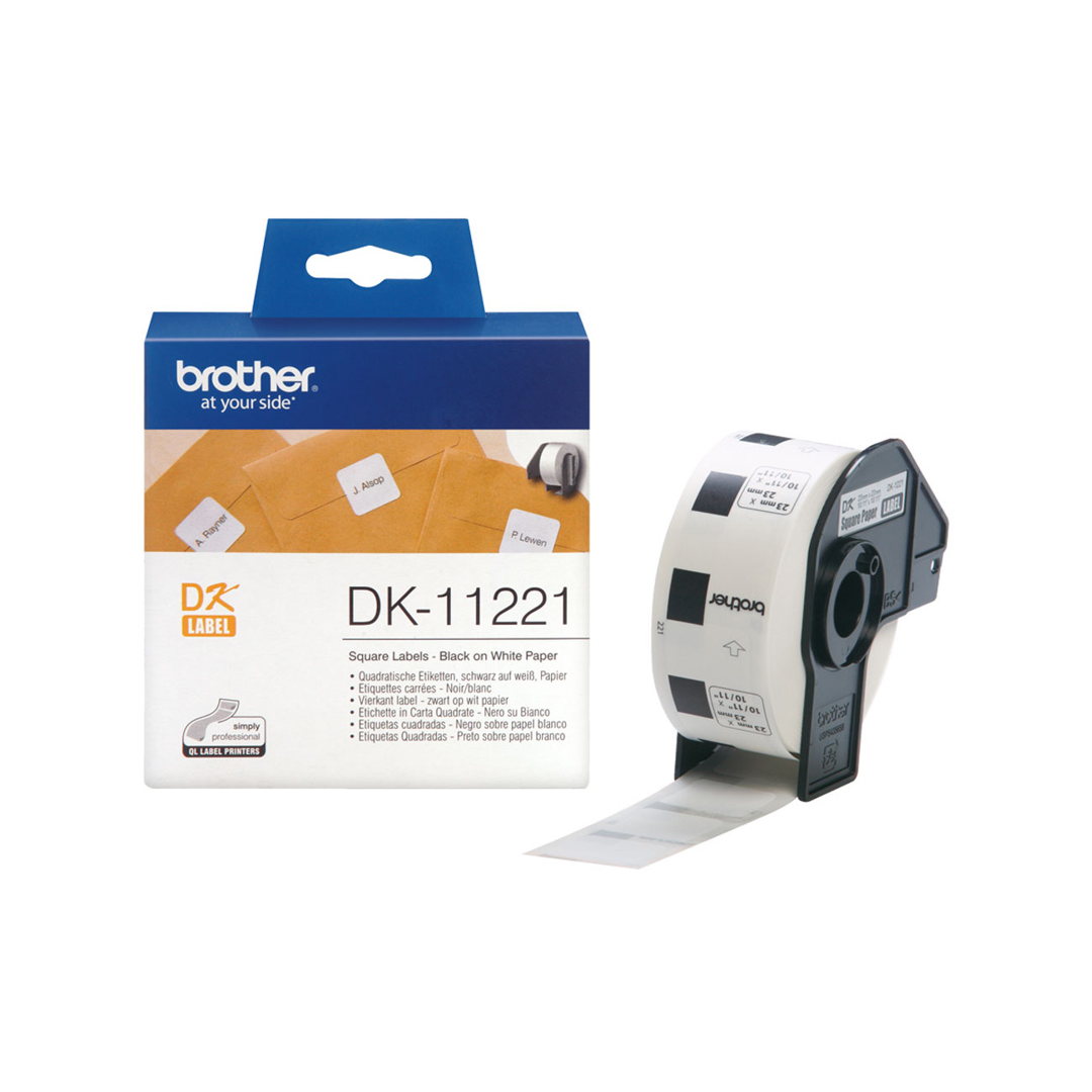 Etykieta Brother do QL-500/550/560/650/1050/1060N | 23 x 23 mm | DK-11221 