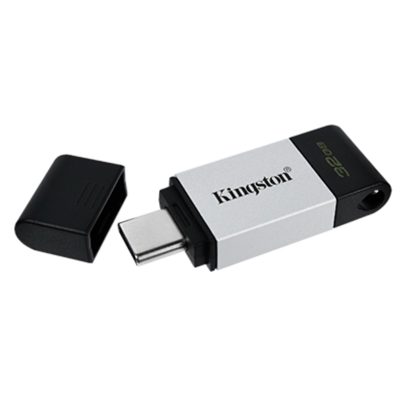 Kingston pamięć DataTraveler 80 | USB-C 3.2 Gen 1 | 32 GB | black 