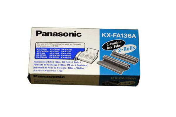 Folia Panasonic do faksów KX-F1110/1015 KX-FP121/131PD | 2 x 330 str. | black 