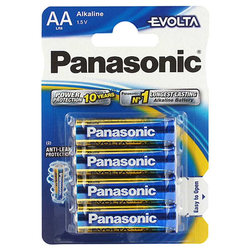 Baterie Panasonic alkaliczne EVOLTA LR6 LR06/4BP | 4szt.