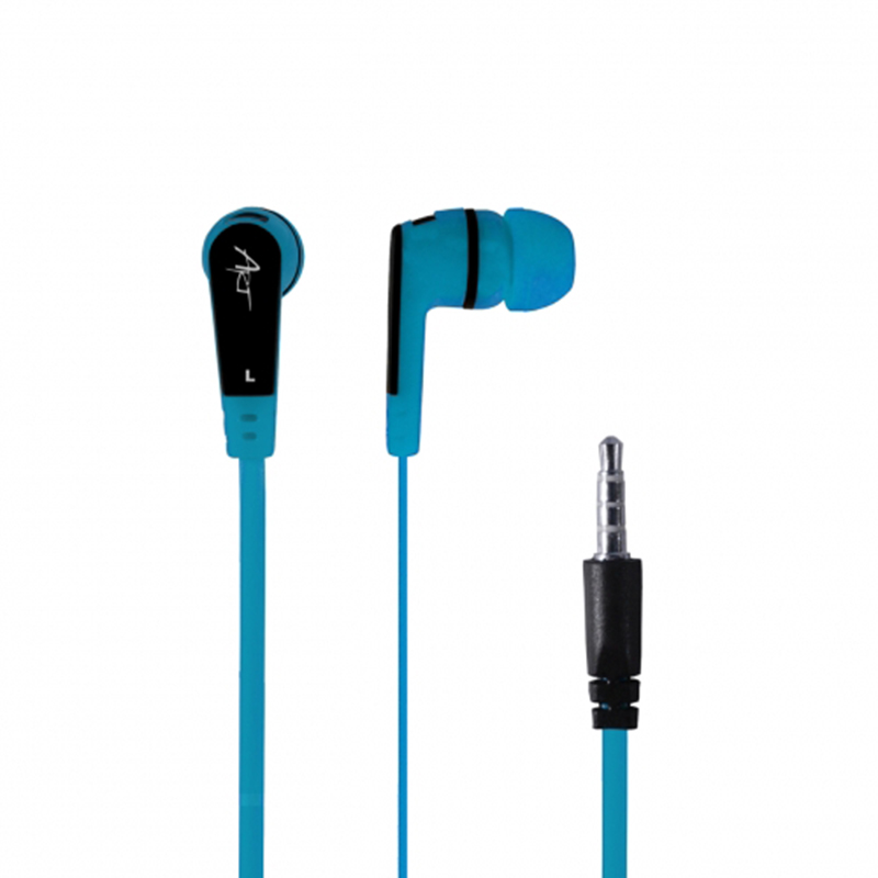 Art słuchawki douszne z mikrofonem niebieskie smartphone/mp3/tablet  S2E
