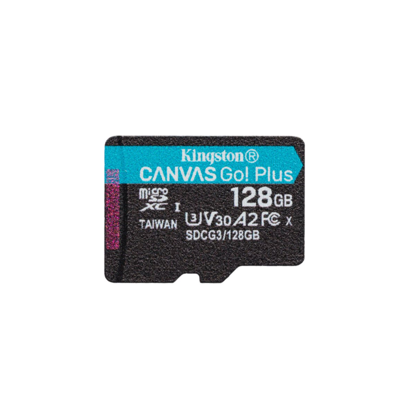 Kingston karta pamięci microSDXC Canvas Go Plus | 128GB Single Pack w/o ADP