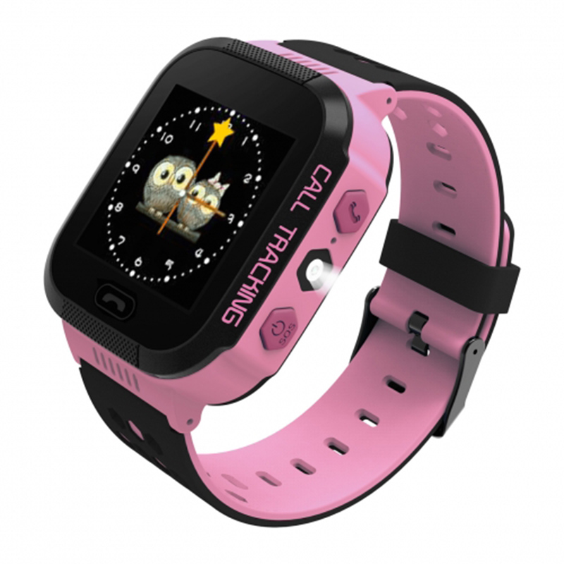Watch Phone Go z lokalizatorem GPS | Flashlight  Pink