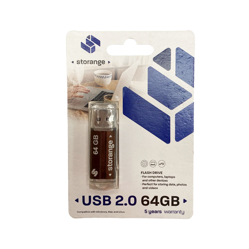 Storange pamięć 64 GB | Basic | USB 2.0 | brown