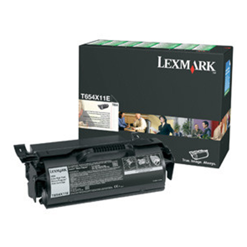 Kaseta z tonerem Lexmark do T-654/656 | zwrotny | 36 000 str. | black