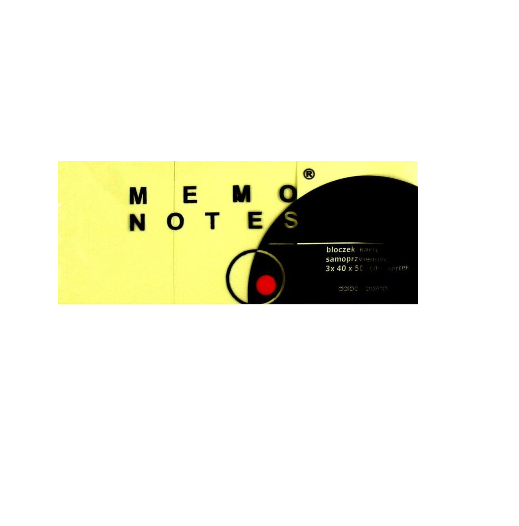 Karteczki samoprzylepne MEMO 38x51 3szt opak. żółte