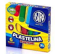 Plastelina ASTRA 6 szt