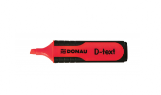 Zakreślacz fluorescencyjny DONAU D-Text czerwony 